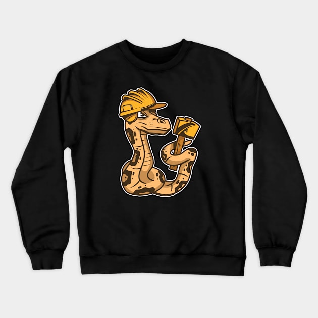 Builder Snake Crewneck Sweatshirt by The Urban Attire Co. ⭐⭐⭐⭐⭐